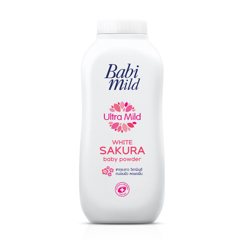 Babi Mild Ultra Mild  White Sakura Baby Powder Ультрамягкая детская присыпка "Белая сакура"