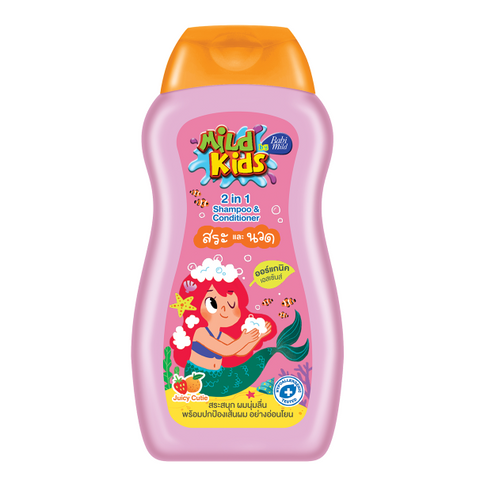 Babi Mild Kids 2 in 1 Shampoo & Conditioner 200 ml., Шампунь и кондиционер для детей "2 в 1" 200 мл.