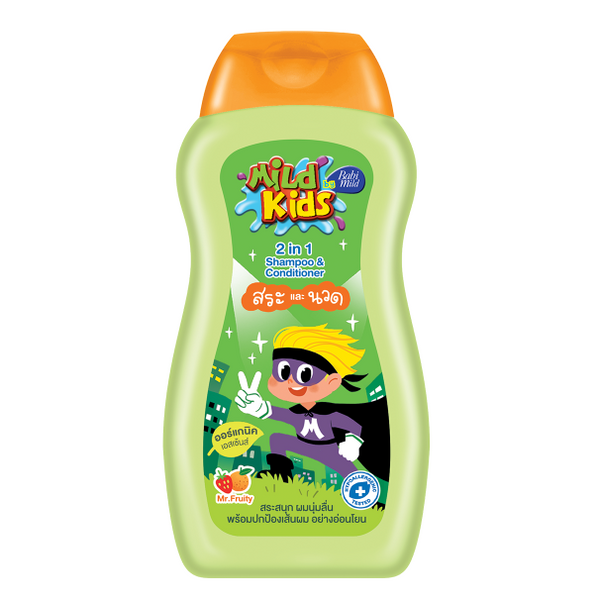 Babi Mild Kids 2 in 1 Shampoo & Conditioner 200 ml., Шампунь и кондиционер для детей "2 в 1" 200 мл.