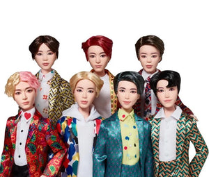 Mattel BTS Idol Doll Set 7 Dolls Набор из 7 кукол – персонажей из музыкальной группы BTS