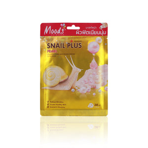 Belov Moods Snail Plus Pearl Facial Mask 38 ml., Маска для лица мгновенного действия тканевая Муцин улитки + Жемчуг 38 мл.