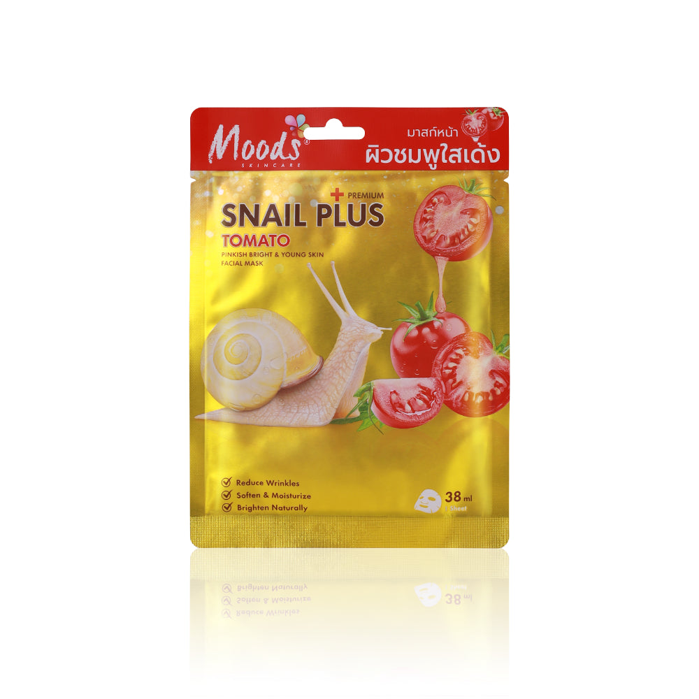 Belov Moods Snail Plus Tomato Facial Mask 38 ml., Маска для лица мгновенного действия тканевая Муцин улитки + Томат 38 мл.