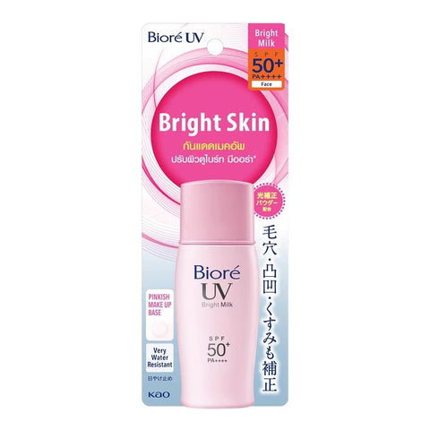 Biore UV Bright Milk SP50+ PA++++ 30 ml., Солнцезащитное молочко-лосьон для лица SP50+ PA++++ 30 мл.
