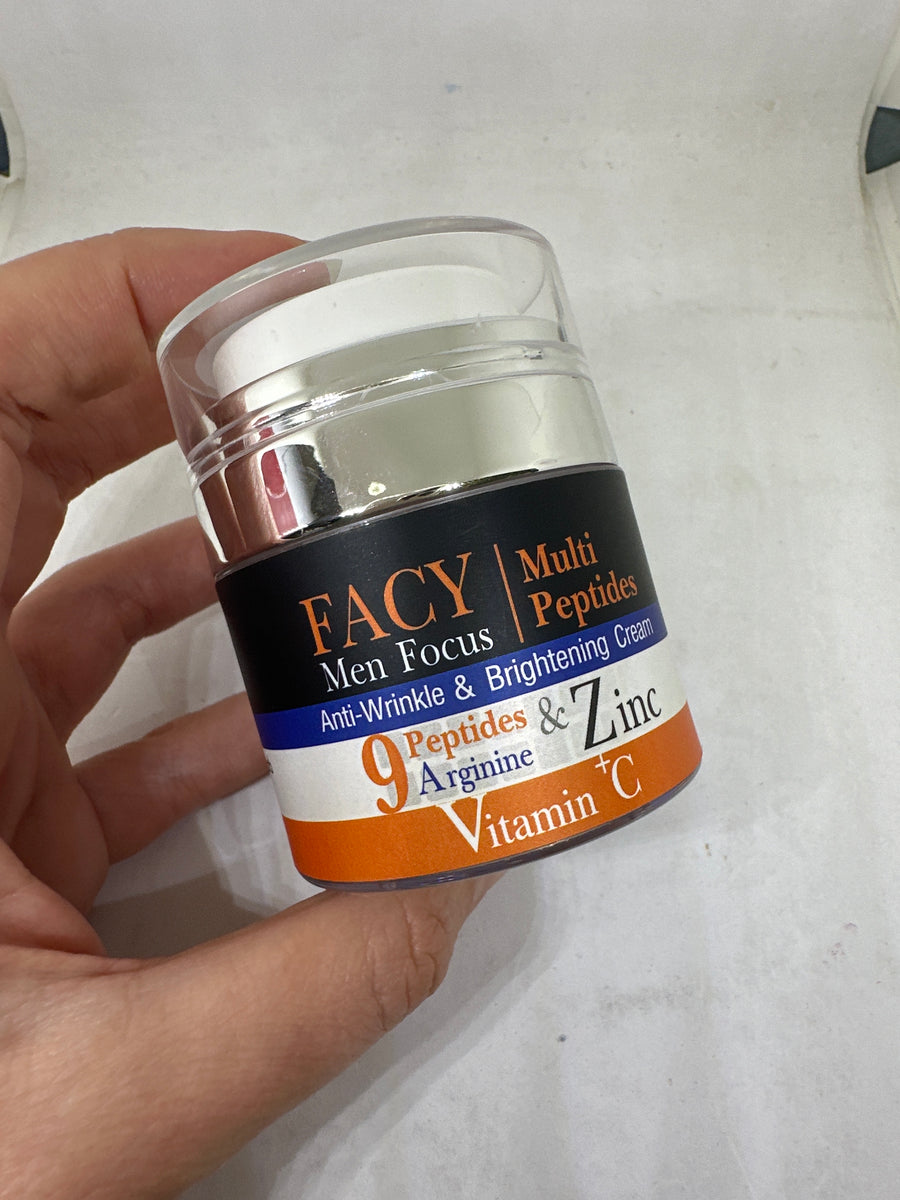 FACY Men Focus Multi Peptides Anti-Wrinkle & Brightening Cream 30 g ...