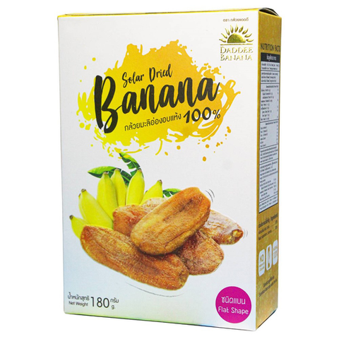 Daddee Banana Mali Ong Dried Flat 180 g., Вяленые бананы плоские 180 гр.