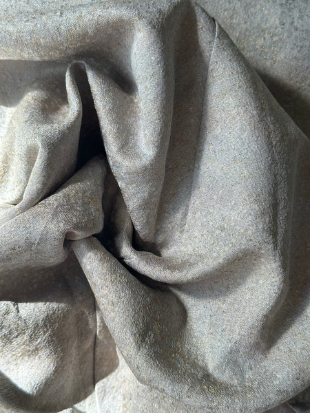 Silk Vintage Kimono Винтажное кимоно из шелка в сером цвете из фактурной ткани "серебряный туман"