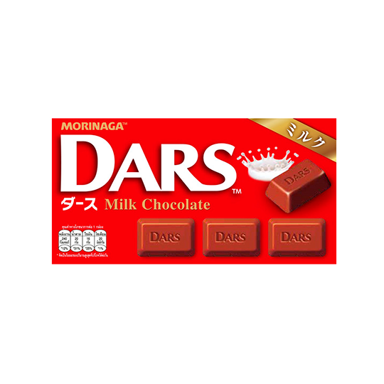 MORINAGA DARS Chocolate 42 g., Шоколад порционный 42 гр.