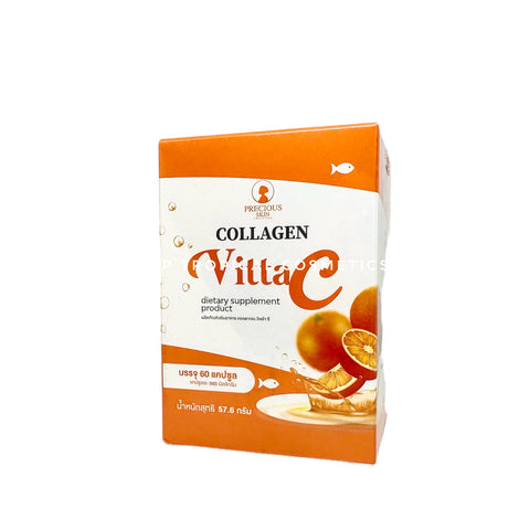 PRECIOUS SKIN Collagen Vitta C Capsule 60 caps., Морской коллаген с добавлением витамина С 60 капсул