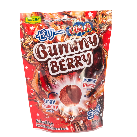 ROSCELA Gummy Berry Gelatine Jelly 39 g., Желейные конфеты в ассортименте 39 гр.