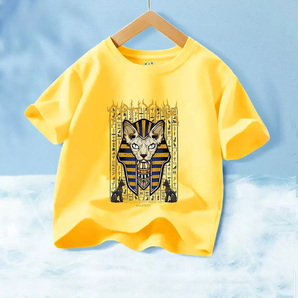 Fashion T-Shirt to Kids Cartoon Anime Printed Sphinx Детская футболка – K&P  Tropical Cosmetics