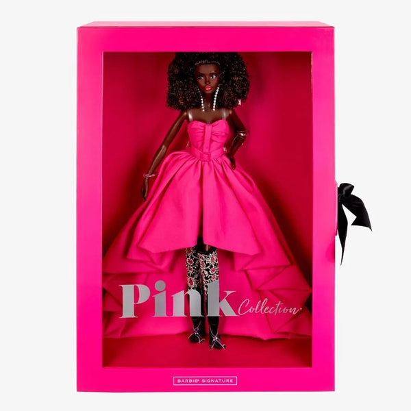 Mattel Barbie Pink Collection Deluxe Doll No.4 (HBX96) Кукла Барби из розовой коллекции "Роскошная" No.4 (модель HBX96)