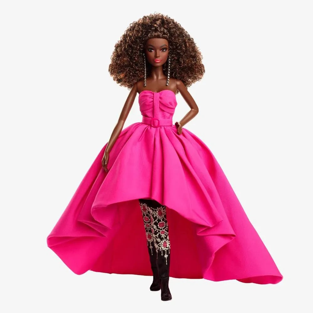 Mattel Barbie Pink Collection Deluxe Doll No.4 (HBX96) Кукла Барби из розовой коллекции "Роскошная" No.4 (модель HBX96)