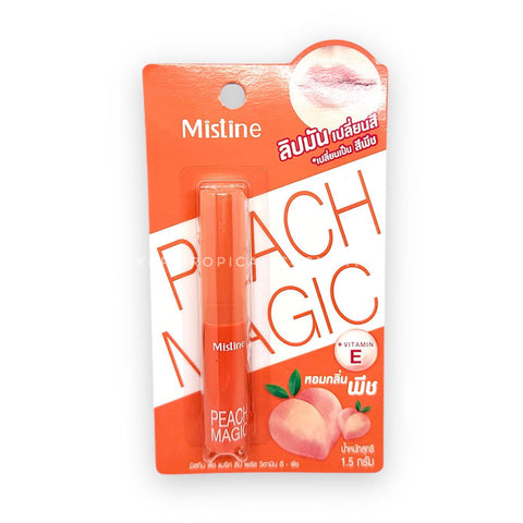 Mistine Peach Magic Lip Plus Vitamin E - Peach 1.5 g., Бальзам для губ с ароматом персика 1,5 гр.
