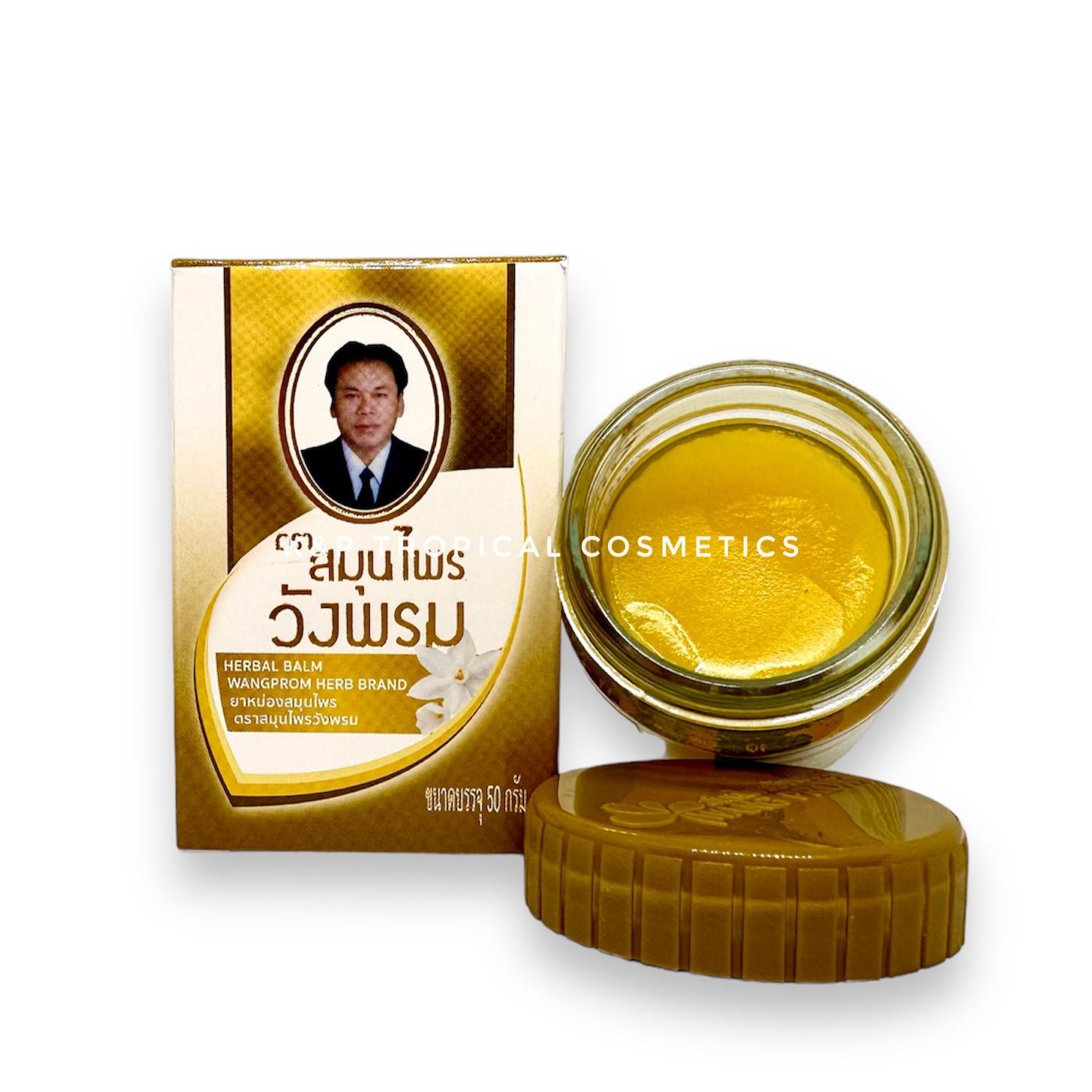 WANG PROM Gold Balm 50 g., Золотой тайский бальзам 50 гр.