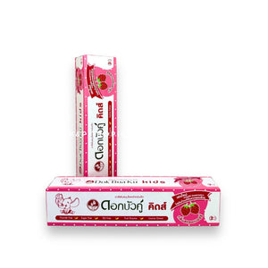 Twin Lotus Dok Bua Ku Kids Herbal Toothpaste Strawberry Flavour 35 g., Детская зубная паста со вкусом клубники 35 гр.