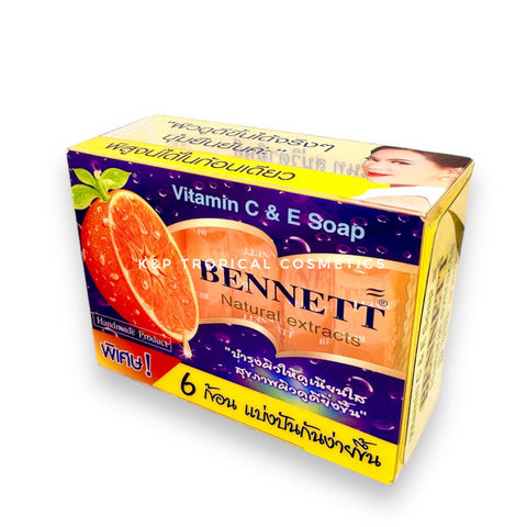 BENNETT Bar Soap Vitamin C+E 25g*6 pcs., Мыло с витаминами С и Е 25 гр.*6 шт.