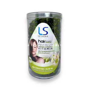 LESASHA Hair Vitamin Serum Capsule Olive Oil 300 pcs., Витаминные капсулы с оливковым маслом для питания и восстановления волос 300 капс.