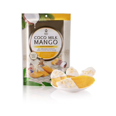 SIAM’S ROYAL SWEETS Coco Milk Mango Aromatic and Flavourful 108 g., Ломтики вяленого манго с кокосовым молоком 108 гр.
