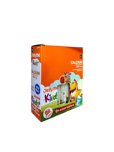 SAND-M Handy Herb Jelly Me Keods 6 Jelly Calcium L-Threonate 4800 mg. 30 g.*12 pcs. (Dietary Supplement Product), Жевательное желе-саше для детей от 6 лет с L-треонатом кальция 4800 мг со вкусом йогурта 30 гр*12 шт.