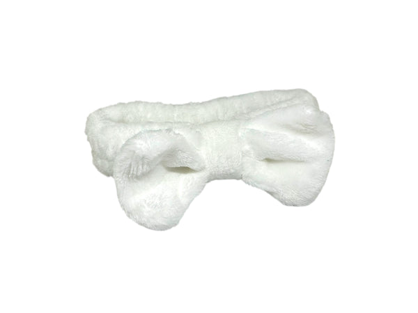 K&P Tropical Cosmetics Headband, Плюшевая косметическая повязка на голову с бантиком