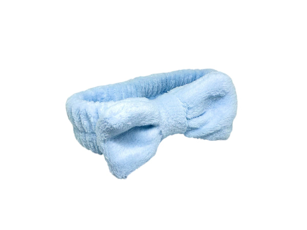 K&P Tropical Cosmetics Headband, Плюшевая косметическая повязка на голову с бантиком