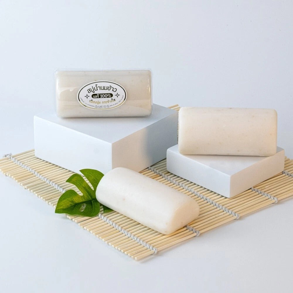 Vipada 100% Natural Herbal Soap Rice Milk Soap 100 g.* 12 pcs., 100% натуральное травяное мыло с рисовым молочком 100 гр.* 12 шт.