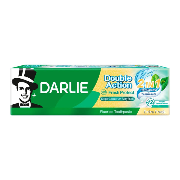 Darlie Double Action Fresh Protect 2 in 1 Mouthwash + Toothpaste 100 g., Зубная паста 2 в 1, сочетающая функции ополаскивателя для рта и зубной пасты 100 гр.