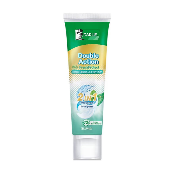 Darlie Double Action Fresh Protect 2 in 1 Mouthwash + Toothpaste 100 g., Зубная паста 2 в 1, сочетающая функции ополаскивателя для рта и зубной пасты 100 гр.
