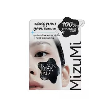 MizuMi Pad Black Nova Pore Balancing 80 Pads., Тонер-пэды «Черная звезда» с бамбуковым углем 80 шт.