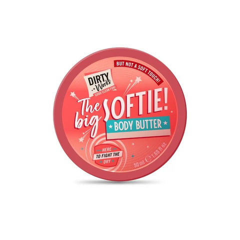 Watsons Dirty Works The Big Softie Body Butter 50 ml., Баттер для тела с маслом ши, сладкого миндаля и макадамии 50 мл.