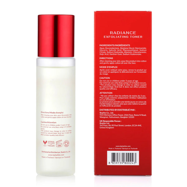 Koji White Radiance Exfoliating Toner 150 ml., Отшелушивающий тонер для сияния кожи 150 мл.