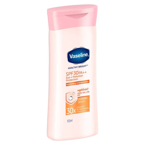 Vaseline Healthy Bright SPF30 PA++ 100 ml., Осветляющий защитный лосьон для тела SPF30 PA++ 100 мл.