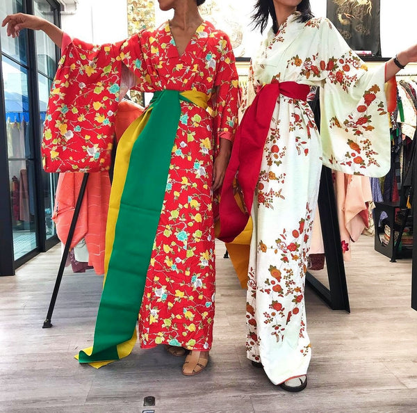 Silk Vintage Kimono Винтажное кимоно из шелка в ассортименте