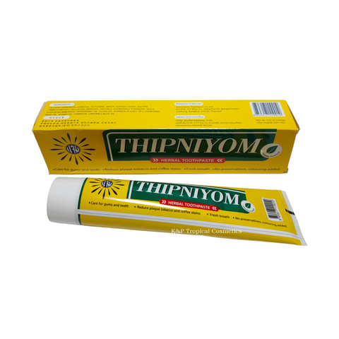 Thipniyom Herbal Toothpaste 160 g., Традиционная тайская зубная паста на травах 160 гр.