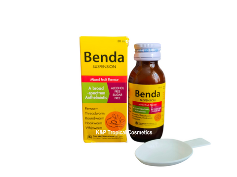 THAI NAKORN PATANA Benda Suspension Mixed Fruit Flavour 30 ml., Противогельминтная суспензия со смешанным фруктовым вкусом 30 мл.
