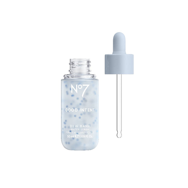 Boots No7 Good Intent Dew Bank Water Serum Pdrn & Hyaluronic Acid 50 ml., Сыворотка для лица с PDRN и гиалуроновой кислотой для интенсивного увлажнения 50 мл.