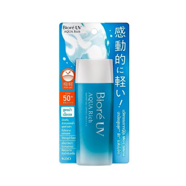 Biore UV Aqua Rich Watery Gel SPF50+ PA++++ 90 ml., Солнцезащитный гель для лица на водной основе SPF50+ PA++++ 90 мл.