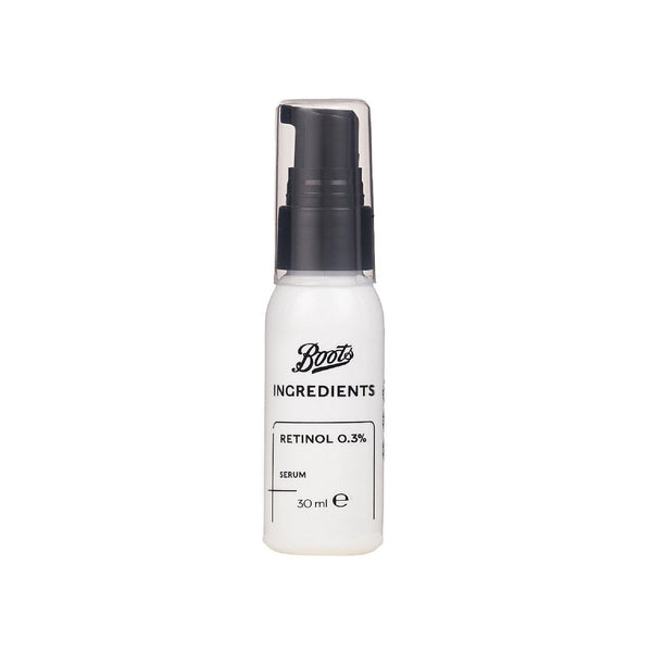 Boots Ingredients Retinol 0.3% Serum 30 ml., Сыворотка для лица с 0.3% ретинолом 30 мл.