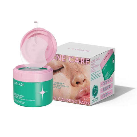 LA GLACE Acne Care Daily Calming Pads 80 pads., Тонер-пэды с центеллой азиатской 80 шт.