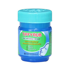 THAI NAKORN PATANA TIFFYRUB Cold Vapourizing Oilment 20 g., Тайская мазь от простуды TIFFYRUB 20 гр.