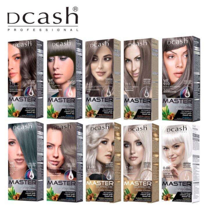 Dcash Professional Master Supreme Color Cream 190 ml., Профессиональная крем-краска для окрашивания волос 190 мл.