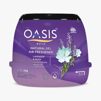 OASIS Natural Gel Air Freshener 200 g., Натуральный гелевый ароматизатор-освежитель воздуха 200 гр.