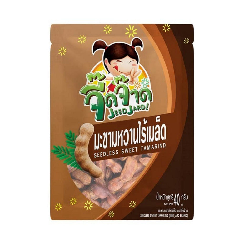 Jeed Jard Brand Seedless Sweet Tamarind 40 g., Сладкий тамаринд без косточек 40 гр.