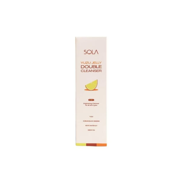 SOLA Yuzu Jelly Double Cleanser 100 ml., Очищающий гель для лица 2-в-1 с экстрактом Юдзу 100 мл.