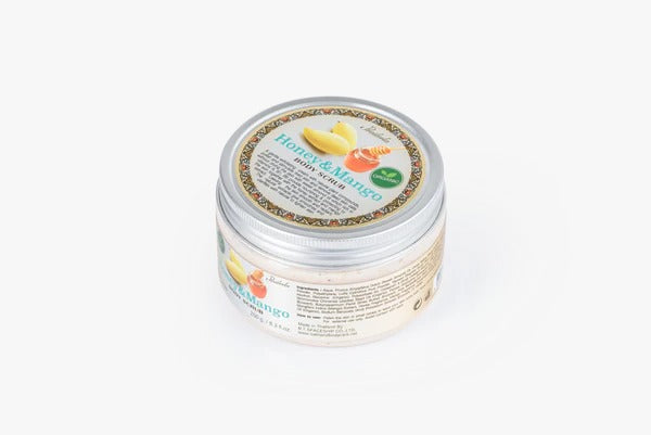 Praileela Honey and Mango Body Scrub 250 g., Органический скраб для тела «Мед и манго» 250 гр.