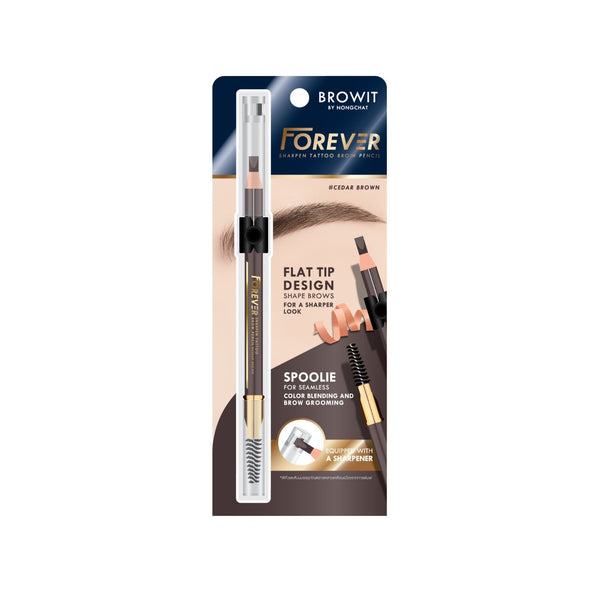 Karmart Browit Forever Sharpen Tattoo Brow Pencil 2.6 g., Карандаш для бровей с плоским кончиком 2,6 гр.