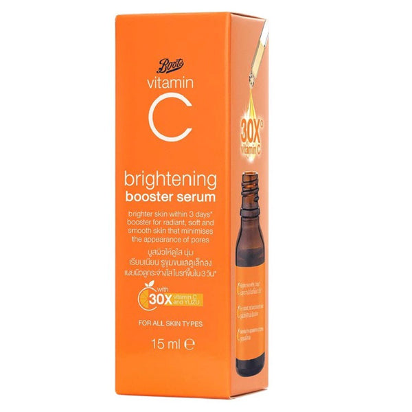 Boots Vitamin C Brightening Booster Serum 15 ml., Сыворотка-бустер с витамином C 15 мл.