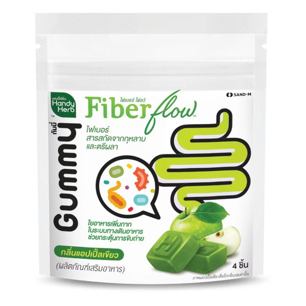SAND-M Handy Herb Fiber Flow Gummy 24 g., Мармелад с клетчаткой со вкусом яблока 24 гр.