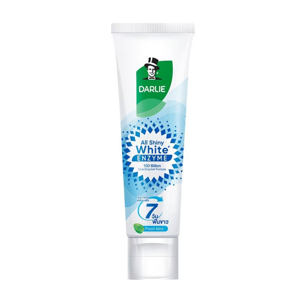 Darlie All Shiny White Enzyme Fresh Mint Toothpaste 120 g., Отбеливающая зубная паста с ферментом свежей мяты 120 гр.