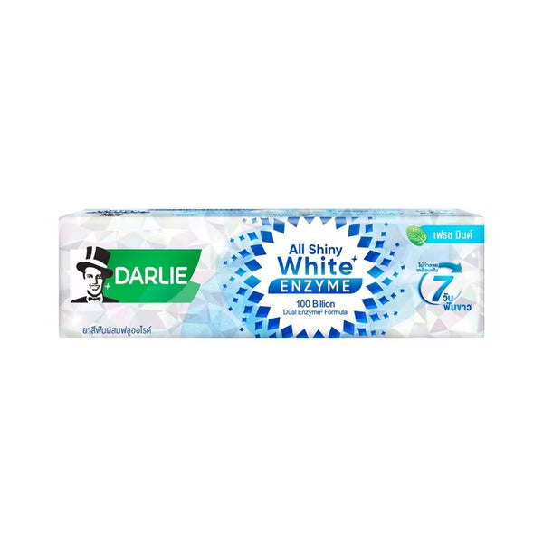Darlie All Shiny White Enzyme Fresh Mint Toothpaste 120 g., Отбеливающая зубная паста с ферментом свежей мяты 120 гр.